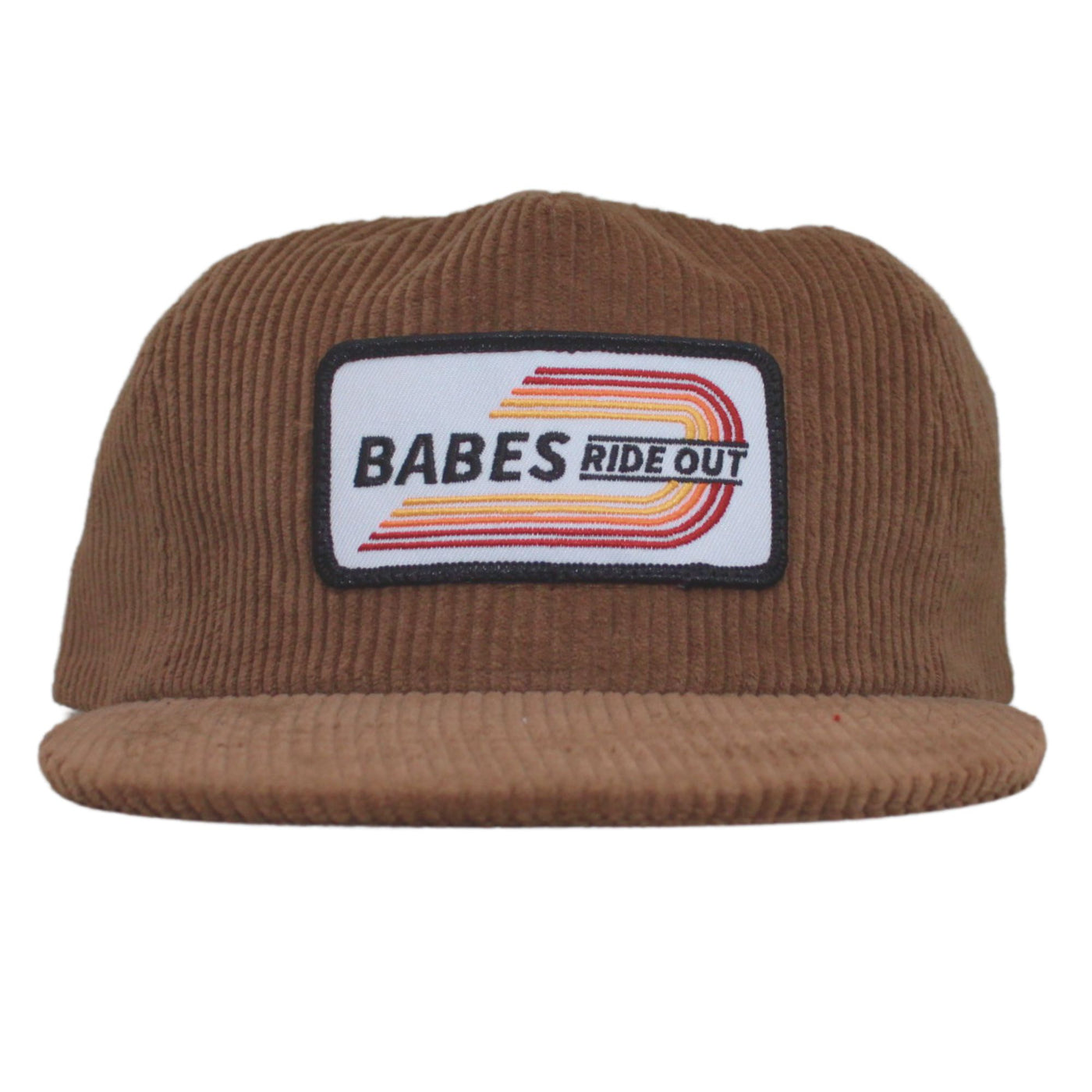 Stripes Corduroy Hat - Brown